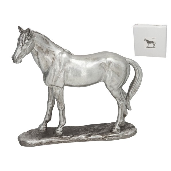 FIGURA CABALLO KALU 34,5X13X32,5 CM RESINA