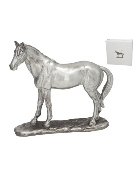 FIGURA CABALLO KALU 34,5X13X32,5 CM RESINA