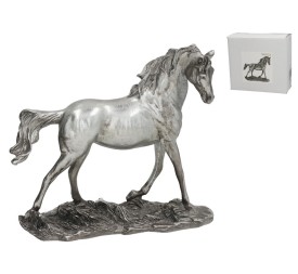 FIGURA CABALLO INDRA 24X8,5X22 CM RESINA