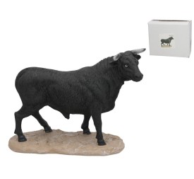 FIGURA TORO NEGRO 23X9X17,5 CM RESINA