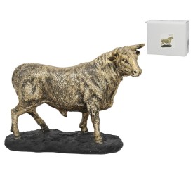 FIGURA TORO DORADO 23X9X17,5 CM RESINA