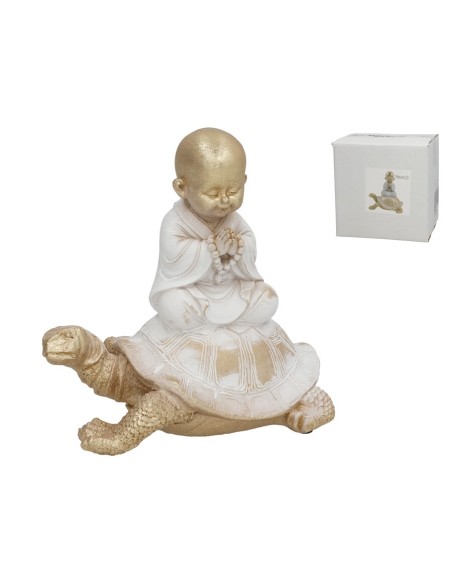 FIGURA BUDA SOBRE TORTUGA 17X11,5X17 CM RESINA FIGURA BUDA SOBRE TORTUGA 17X11,5X17 CM RESINA