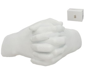 FIGURA DECO MANOS ARUNA 21,5X11,5X14 CM RESINA
