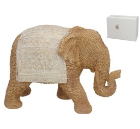 FIGURA ELEFANTE SANSA 29,5X12,5X20,5 CM RESINA