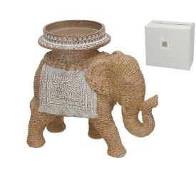 FIGURA ELEFANTE SANSA 20,5X10X18,5 CM RESINA