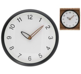 RELOJ DE PARED FASHION NEGRO 30 CM