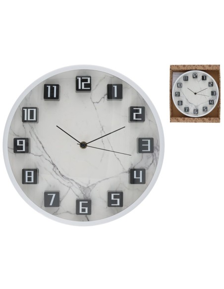 RELOJ DE PARED  NUMEROS 3D JALIL 30 CM