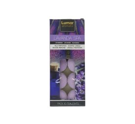 ESTUCHE 10 TEALIGHTS PERF LAVANDA SPA
