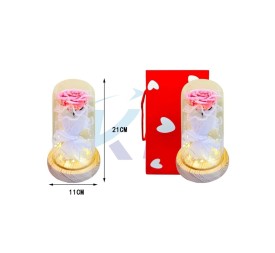 CUPULA LED ROSA PERLAS  21CM