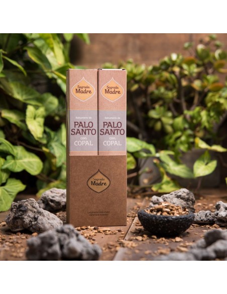 INCIENSO DE PALO SANTO CON RESINA DE COPAL 8 VARITAS