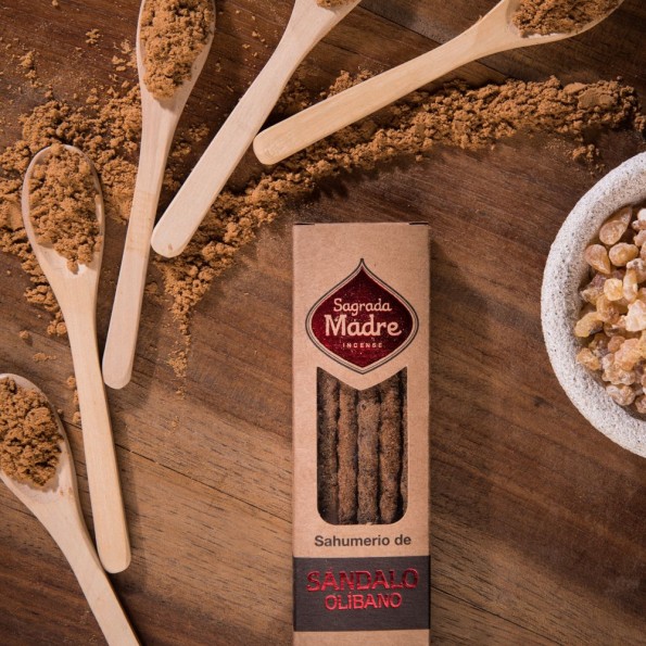INCIENSO DE SANDALO Y OLIBANO NATURAL 8 VARITAS