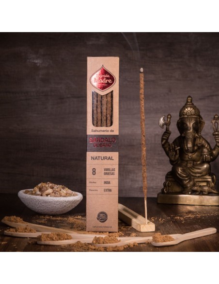 INCIENSO DE SANDALO Y OLIBANO NATURAL 8 VARITAS