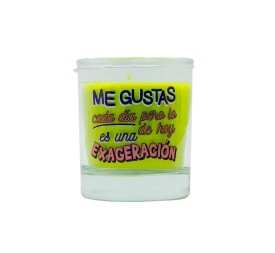 VELA VASO PERF. MENSAJE EXAGERACIÓN