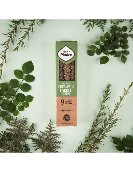 INCIENSO EUCALIPTO LAUREL CEDRO 9 VARITAS