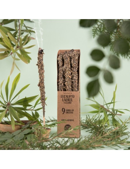 INCIENSO EUCALIPTO LAUREL CEDRO 9 VARITAS