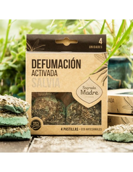 PASTILLA DEFUMACION ACTIVADA DE SALVIA