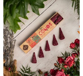 CONOS DE PETALOS DE ROSA