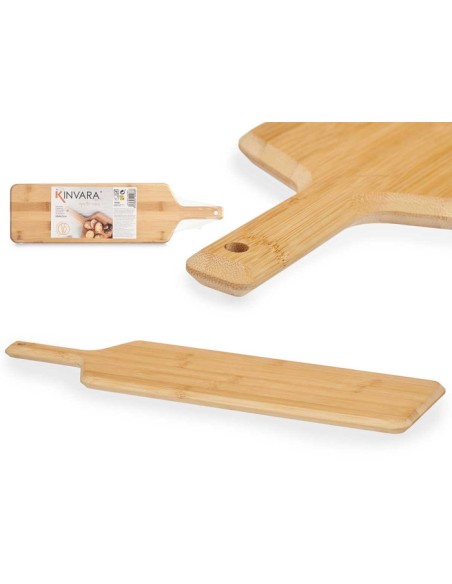 TABLA BAMBU APERITIVO MANGO 50 X 14 X 1,5 CM TABLA BAMBU APERITIVO MANGO 50 X 14 X 1,5 CM