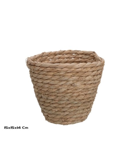CESTA / MACETERO NATURA 8X14X15 CM