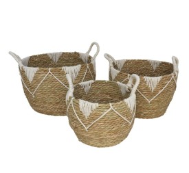 SET 3 CESTAS REDONDAS CON ASAS BURUNDI