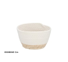 CESTA  LUZ BLANCA 18X13X12