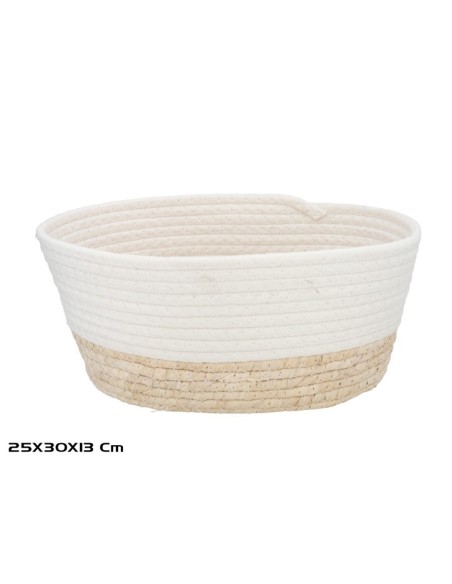 CESTA  LUZ BLANCA 30X25X13