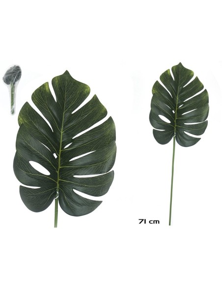 VARA HOJA MONSTERA-71 CM