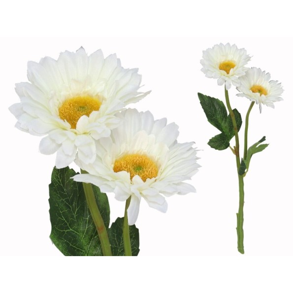 VARA GERBERA X2 -43CM (BLANCO)