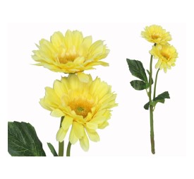VARA GERBERA X2 -43CM (AMARILLO)