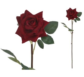 VARA ROSA TERCIOPELO -58CM