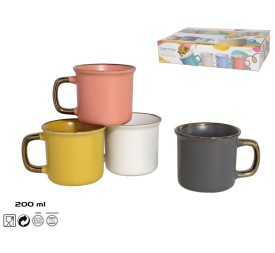 TAZA MUG TIERRA 200ML SURTIDO GRES