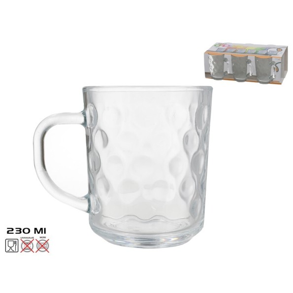 TAZA CRONOS  230 ML - CRISTAL