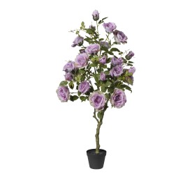 ARBOL DE ROSAS LILAS X27 EN MACETA 126 CM