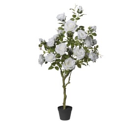 ARBOL DE ROSAS BLANCAS  X27 EN MACETA 126 CM