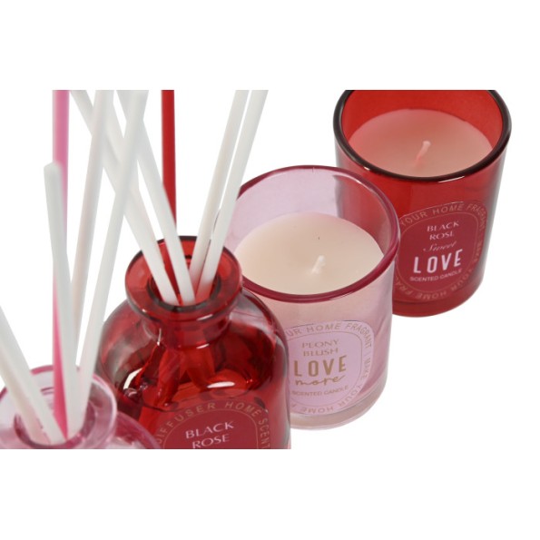 AMBIENTADOR MIKADO SET 2 CRISTAL 5X4X10 50 ML. 2 S