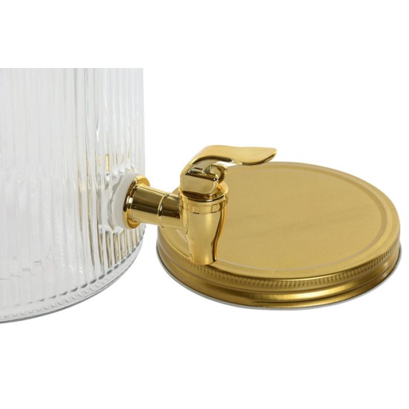 DISPENSADOR BEBIDAS CRISTAL METAL 18X23,5X30 5,5L