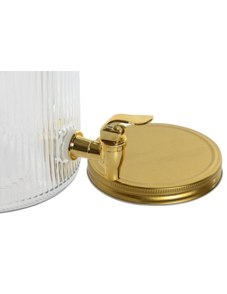 DISPENSADOR BEBIDAS CRISTAL METAL 18X23,5X30 5,5L