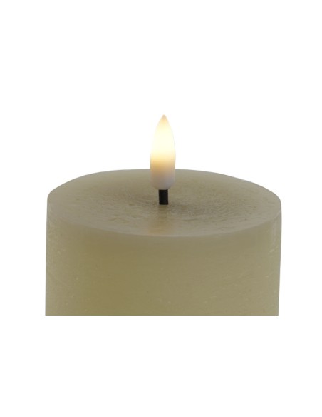 VELA LED CERA 7,5X7,5X12,5 TACTIL BEIGE