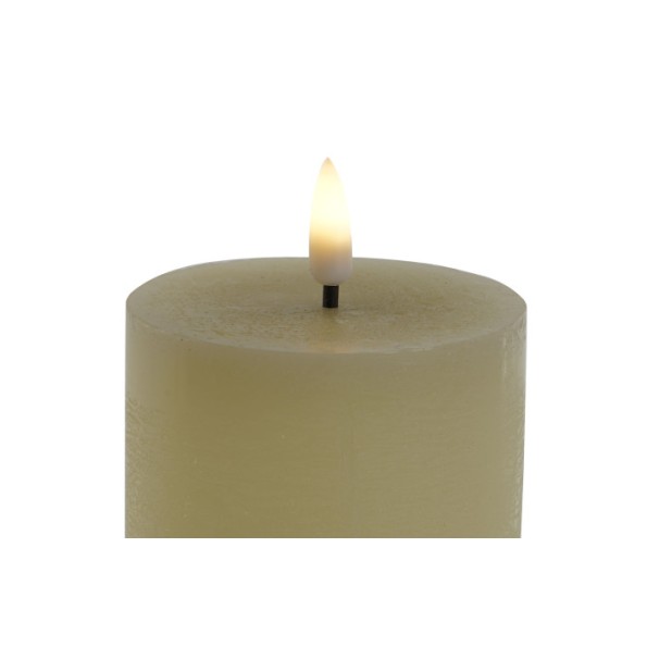 VELA LED CERA 7,5X7,5X20 TACTIL BEIGE