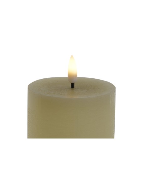 VELA LED CERA 7,5X7,5X20 TACTIL BEIGE
