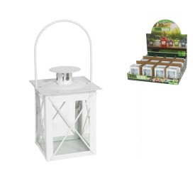 FAROL PORTAVELAS ALBA BLANCO 16X7.5CM