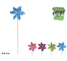 MOLINILLO DE VIENTO JARDÍN VICHY 23CM 4S