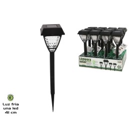 LAMPARA SOLAR COPA 1 LED BLANCO 41CM