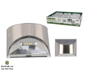 APLIQUE SOLAR 4 LED BLANCO 10X5X8CM
