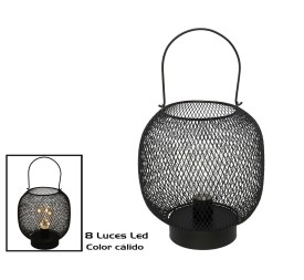 FAROL NEGRO DAL 17,5CM DIAM.