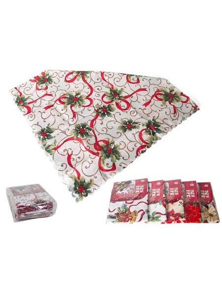 MANTEL NAVIDAD 152X160CM 6 SURTIDOS