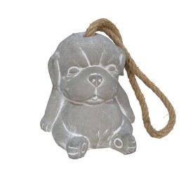 TOPE DE PUERTA PERRO GRIS 13X13X15 CM