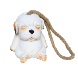 TOPE DE PUERTA PERRO BLANCO 13X13X15 CM