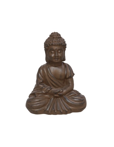 BUDA SENTADO DEC. MARRON 11,5X7X15 CM