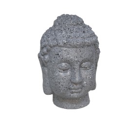 CABEZA DE BUDA DEC. GRIS 9,5X8,5X13,8 CM